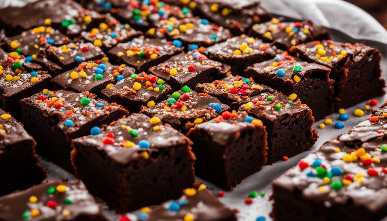 Deliciously Simple Brownies with Sprinkles Recipe